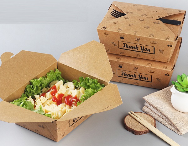 In hộp giấy đựng thức ăn giá rẻ, chất lượng